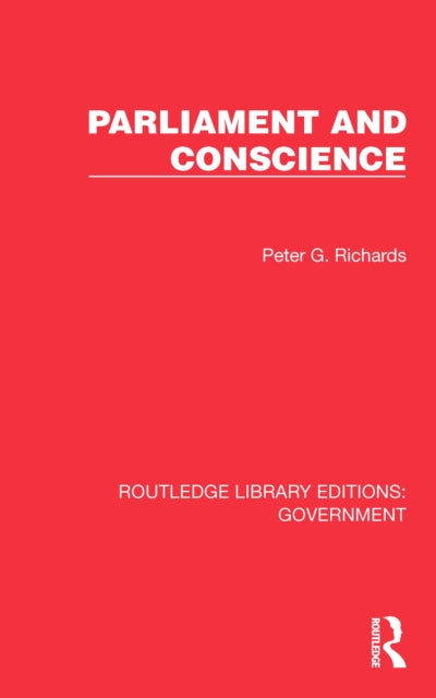Parliament and Conscience cover
