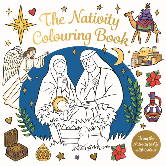 The Nativity Colouring Book cover