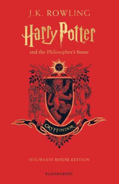 Harry Potter and the Philosopher's Stone – Gryffindor Hogwarts House Edition cover