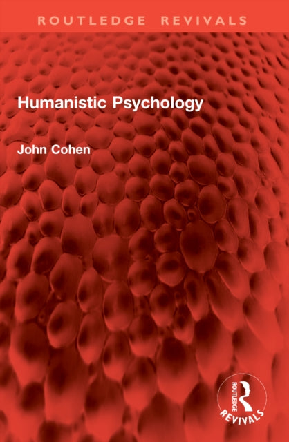 Humanistic Psychology cover
