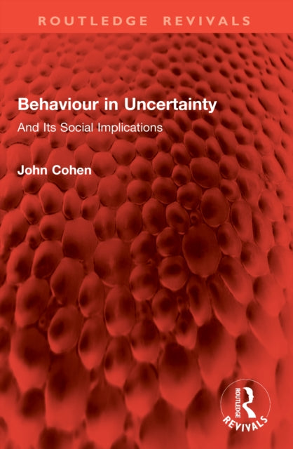 Behaviour in Uncertainty cover