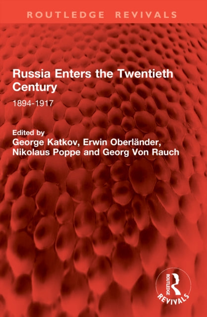 Russia Enters the Twentieth Century cover