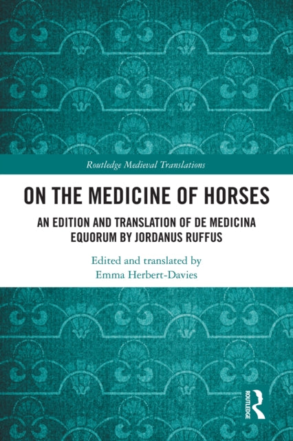 On the Medicine of Horses cover