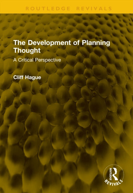 The Development of Planning Thought cover