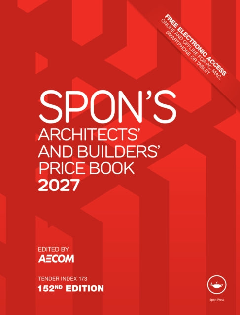 Spon's Architects' and Builders' Price Book 2027 cover