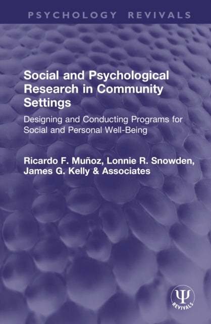 Social and Psychological Research in Community Settings cover