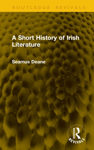 A Short History of Irish Literature cover