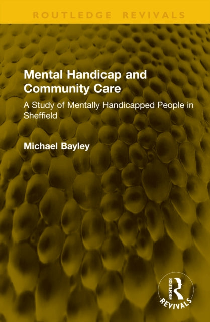 Mental Handicap and Community Care cover