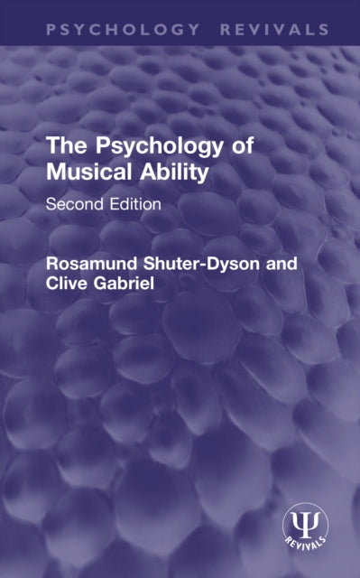 The Psychology of Musical Ability cover