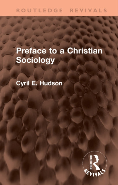 Preface to a Christian Sociology cover