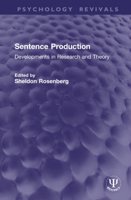 Sentence Production cover