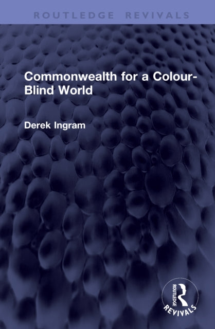 Commonwealth for a Colour-Blind World cover