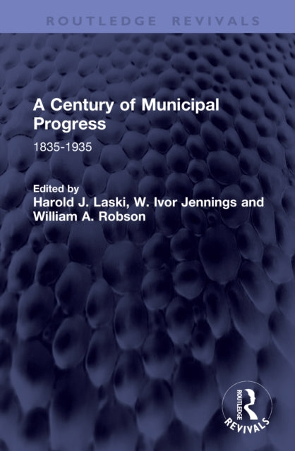 A Century of Municipal Progress cover