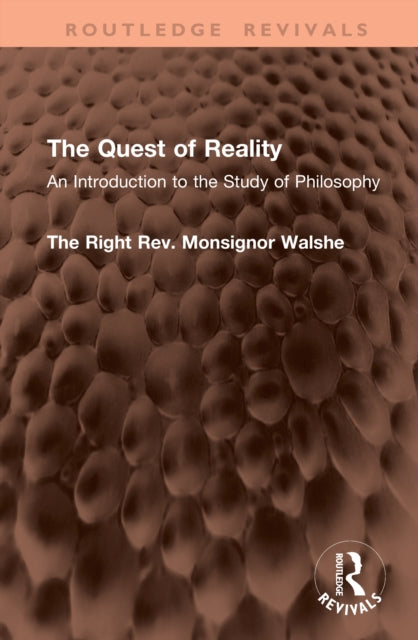 The Quest of Reality cover