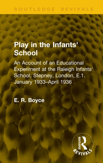 Play in the Infants' School cover