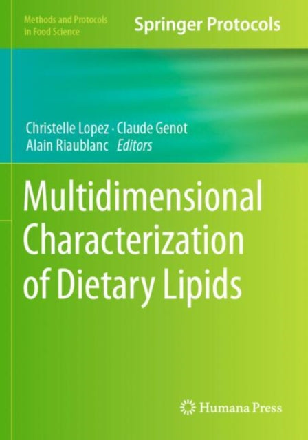 Multidimensional Characterization of Dietary Lipids cover