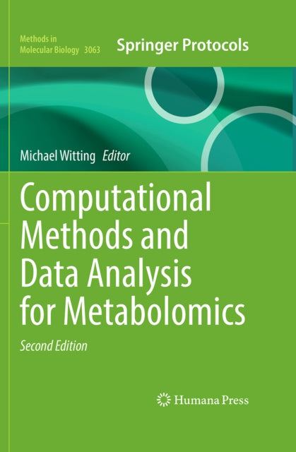 Computational Methods and Data Analysis for Metabolomics cover