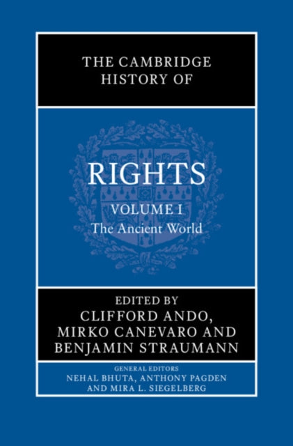 The Cambridge History of Rights: Volume 1, The Ancient World cover