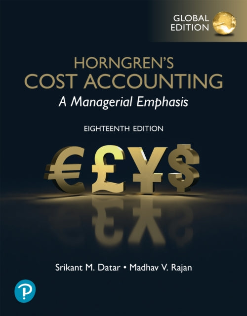 Horngren's Cost Accounting, Global Edition cover