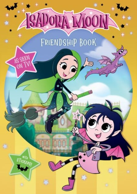 Isadora Moon: Friendship Book, packed with friendship-themed activities including quizzes, fact files, and portrait drawing! (As seen on TV) cover