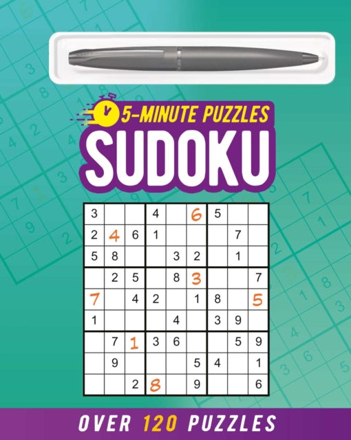 5-Minute Sudoku (includes ball-point pen) cover