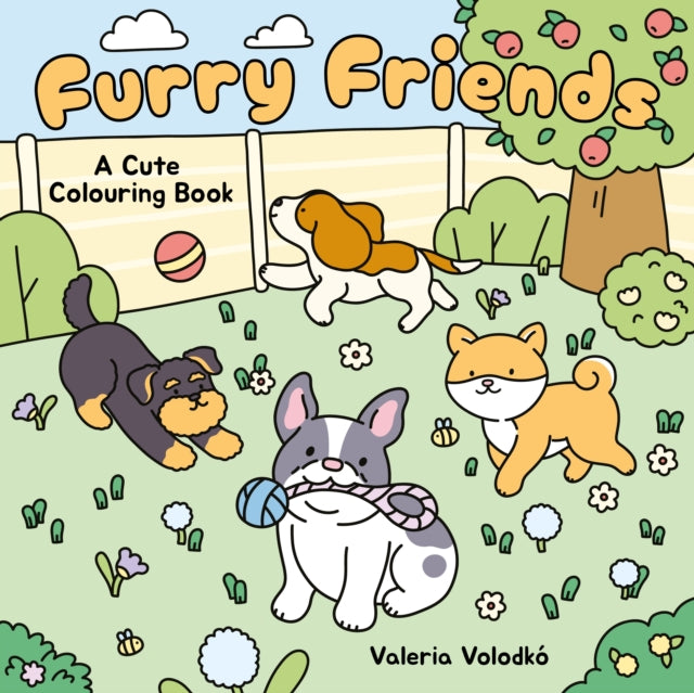 Furry Friends Cute Colouring Book cover