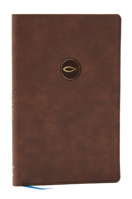 Spurgeon and the Church: Acts through Revelation with Devotions from Charles Spurgeon (NKJV, Brown Leathersoft, Comfort Print) cover