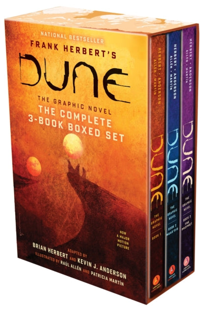 Dune: The Graphic Novel: The Complete 3-Book Boxed Set cover