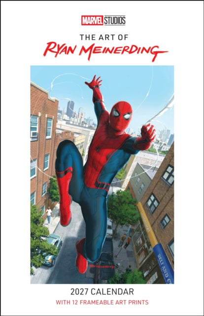 Marvel Studios: The Art of Ryan Meinerding 2027 Poster Calendar with 12 Prints cover