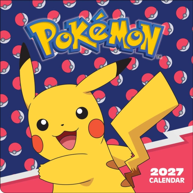 Pokemon 2027 Wall Calendar cover