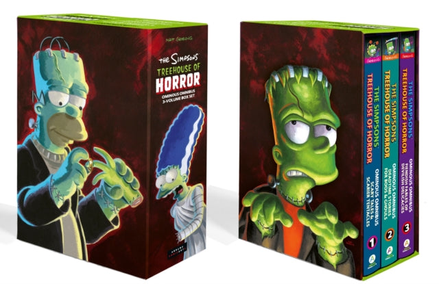 The Simpsons Treehouse of Horror Ominous Omnibus 3-Volume Box Set cover