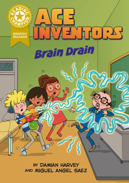 Reading Champion: Ace Inventors Inc: Brain Drain cover