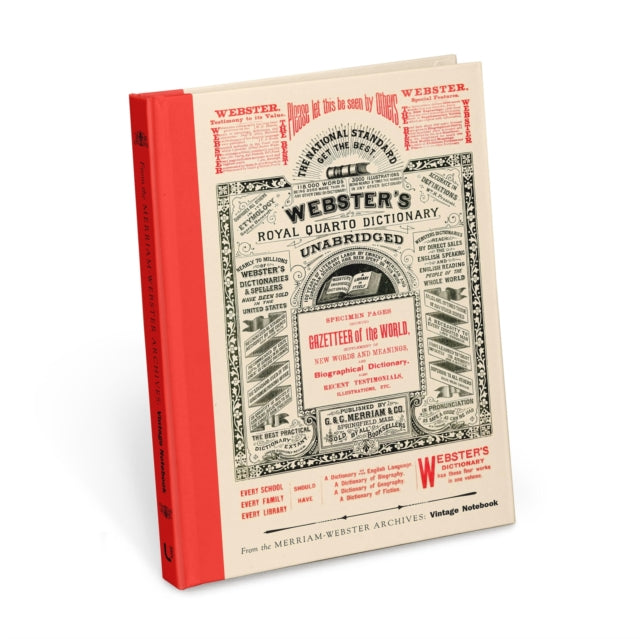 From the Merriam-Webster Archives: Vintage Notebook cover