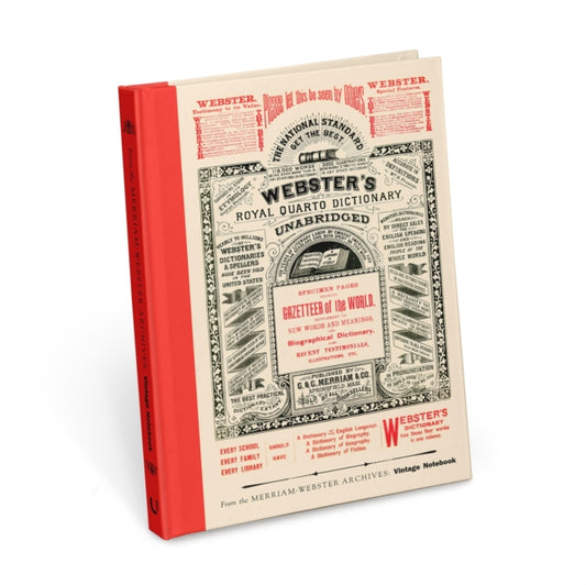 From the Merriam-Webster Archives: Vintage Notebook cover