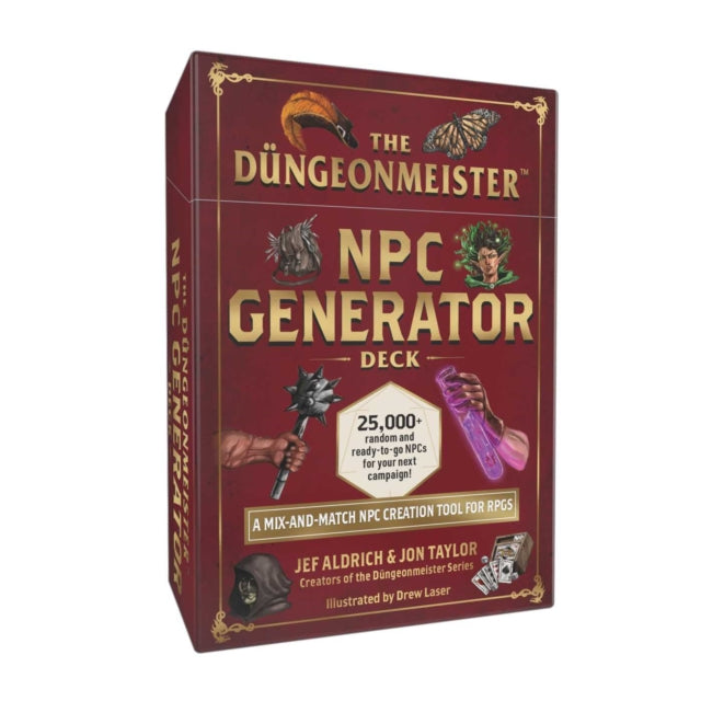 The Dungeonmeister NPC Generator Deck cover