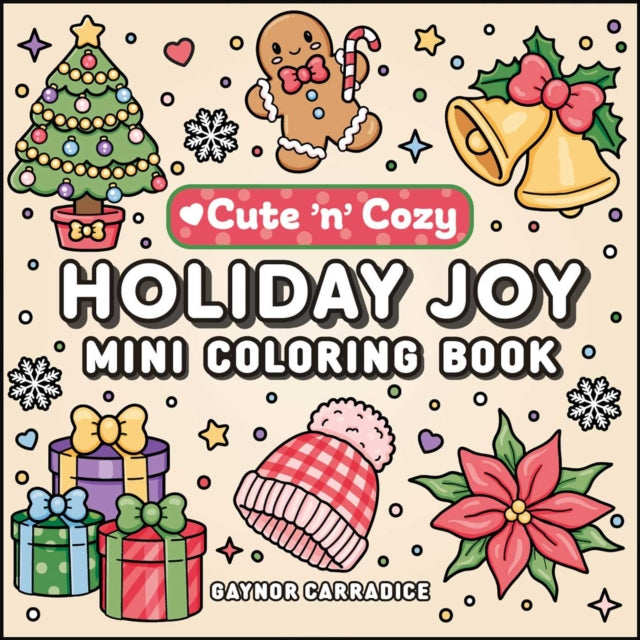 Holiday Joy Mini Coloring Book cover