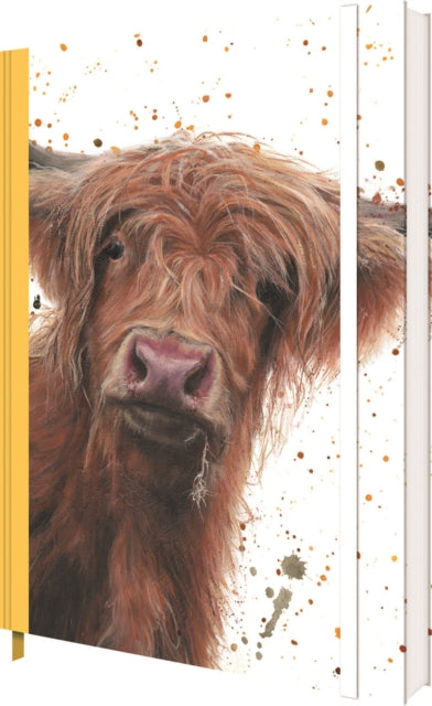 Bree Merryn Highland Cow Notebook cover