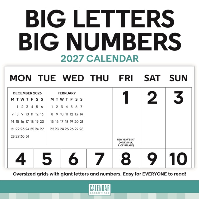 Essential Big Letters Big Numbers W cover