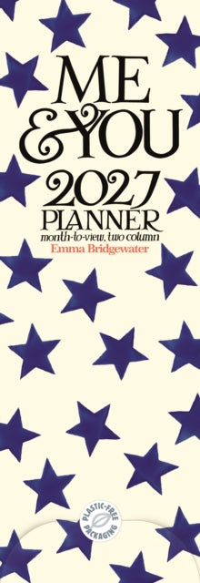 Emma Bridgewater, Blue Star Slim Planner cover