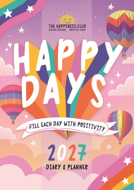 Happiness Club A5 Diary cover