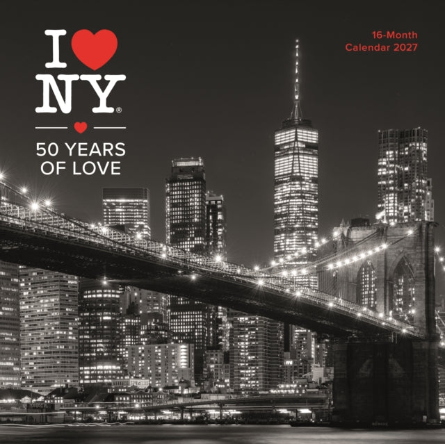 I Love NY (B&W City) Wall cover