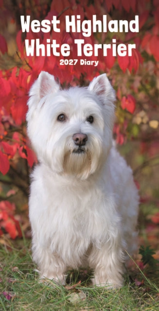 West Highland White Terriers Slim Diary cover