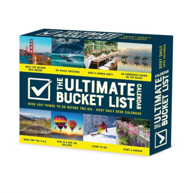The Ultimate Bucket List Calendar 2027 Box cover