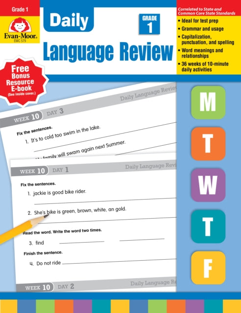 Daily Language Review Grade 1 Te cover