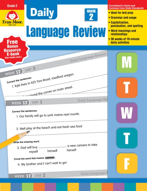 Daily Language Review Grade 2 Te cover