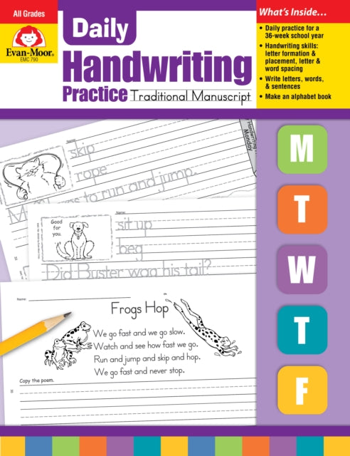 Daily Handwriting Traditional Manuscript Te cover