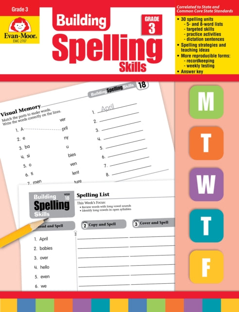 Building Spelling Skills Grade 3 Te cover