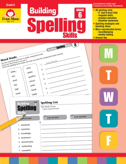 Building Spelling Skills Grade 6+ Te cover