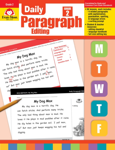 Daily Paragraph Editing Grade 2 Te cover