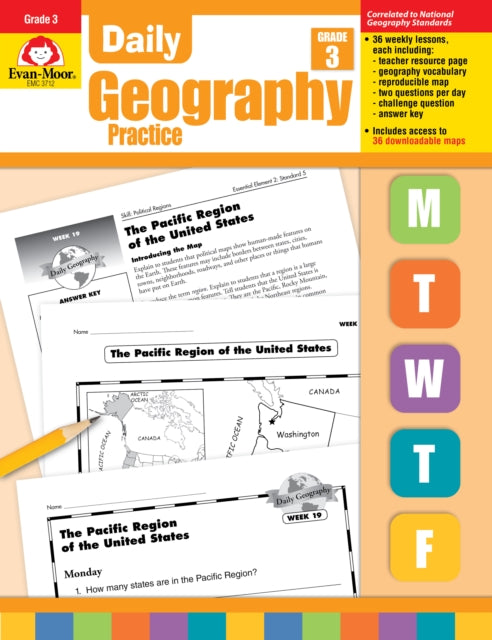 Daily Geography Practice Grade 3 Te cover
